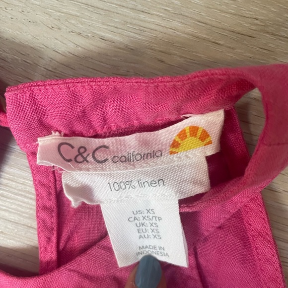 C & C California Linen Dress - Picture 3 of 3